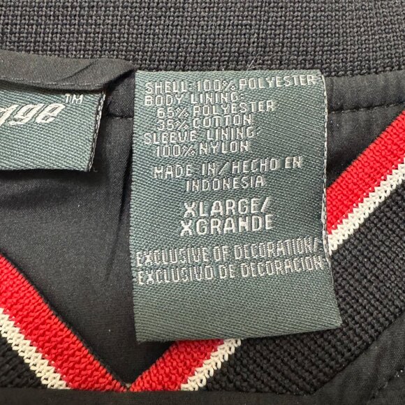 VTG Detroit Red Wings Windbreaker Jacket Men's XL Black Embroidered 90s Pro Edge - Picture 5 of 10